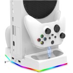 IPega XBS011S Multifunkční Nabíjecí RGB Stojan s Chlazením pro Xbox Series S + 2ks Baterií (57983115495)