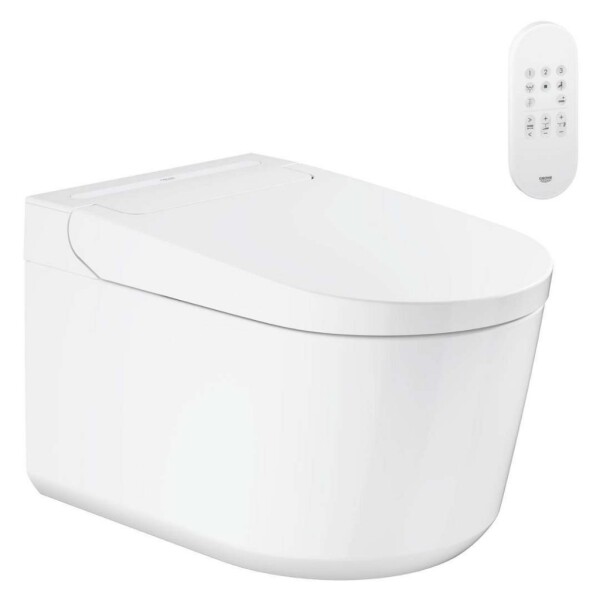 GROHE - Sensia Elektronický bidet s keramikou, Rimless, Triple Vortex, HyperClean, alpská bílá 36507SH0