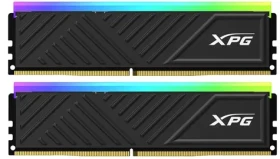 ADATA XPG D35 16GB (2x8GB) 3200MHz / DDR4 / Non-ECC / Unbuffered / CL16 / 1.35V / RGB / Black (AX4U32008G16A-DTBKD35G)