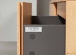 CERANO - Koupelnová skříňka pro umyvadla na desku Noira - dub medový - 150x28x48 CER-8050BD7617