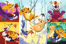 Trefl - Puzzle - Odvázný Lví král