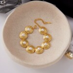 ELENYS Aurora Pearl – pozlacený náhrdelník 18K žluté zlato Délka: 42+5 cm / max. 47 cm
