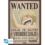 One Piece Set plakátů - Wanted Zoro &amp; Sanji 2 ks