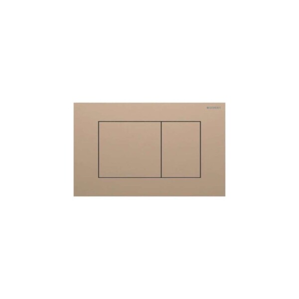 GEBERIT - Sigma40 Ovládání splachování, easy to clean, kartáčované červené zlato 115.629.QB.1