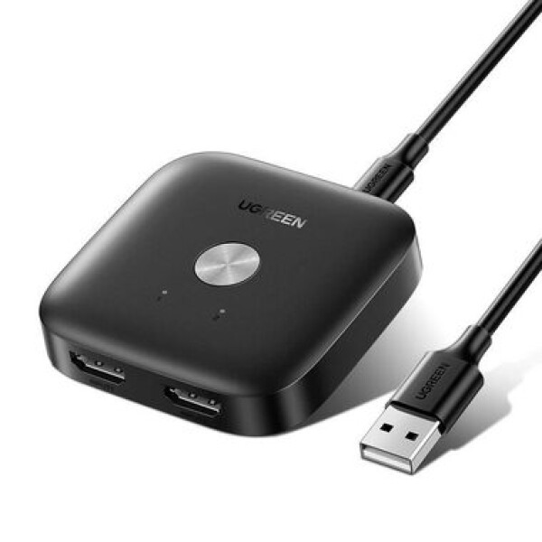 UGREEN CM333 HDMI Switch 2v1 černá / 2x HDMI (80126)