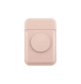 UNIQ FLIXA magnetická peněženka a stojánek s úchytem na mobilní telefon růžová (8886463687062)
