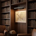 Koupelnové nástěnné LED svítidlo APP1867-1W 60 cm Black OSW-66023