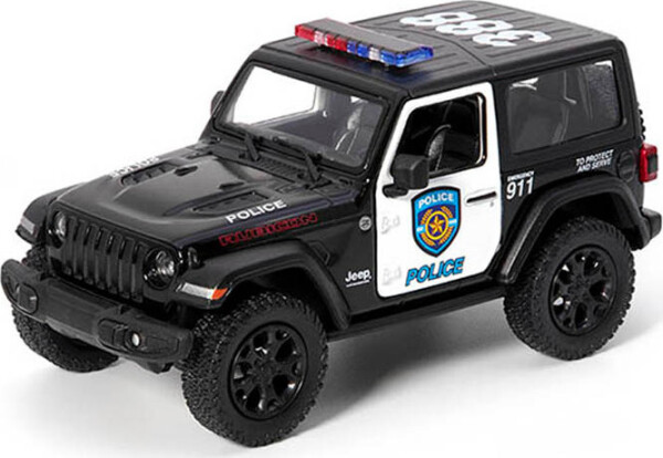Auto kovové Jeep Wrangler policie - Sparkys
