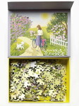 ViSSEVASSE Puzzle Spring – 300 dílků, fialová barva, papír
