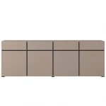 Komoda Cross 4D4S congo/černá