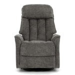 Polohovací křeslo, šedá, látka, TV-H9327 GREY2