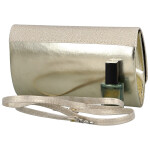 Módní dámská plesová kabelka Finella, zlatá