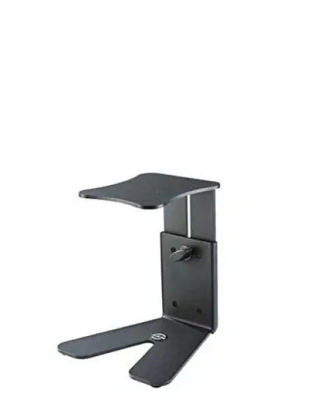 Stolní stojan pro studiové monitory černá / Stojan / nosná deska 150x170 mm / výška 167-254 mm / nosnost 15 kg (26772)