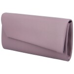 Stylové dámské psaníčko s atypickou klopou Vuho, jemná fialová