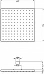 MEXEN/S - Uno DR45 sprchová sestava podomítková, chrom 71435DR45-00