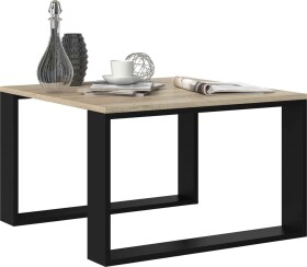 FRONTI Konferenční stolek LOFT MODERN MINI dub sonoma + černá
