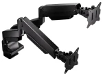 Endorfy Atlas GS Pro Double černá / Držák monitorů / 2x monitor / plynová pružina / VESA 75-100mm / 2x16kg (EY8F007)
