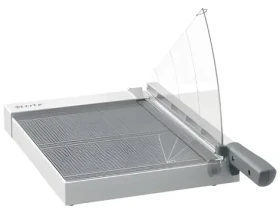 LEITZ Páková řezačka Precision Home Office A4 antracitová / Kapacita 10 listů / Nerezová čepel / Podsvícení EdgeGlow (90190000)