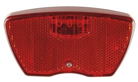 Bateriové zadní světlo k montáži na nosič