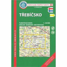 Třebíčsko /KČT 80 1:50T Turistická mapa