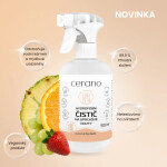 CERANO - Hydrofobní čistící prostředek na sprchové kouty - ovocná fantazie - 500 ml CER-670717