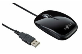 Fujitsu Mouse M420 černá / Optická myš / 1000DPI / 3 tlačítka / 1 kolečko / drátová (USB) (S26381-K454-L100)