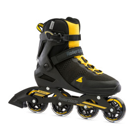 Kolečkové brusle Rollerblade Sirio 90, Black/Yellow Velikost EUR: 42.5