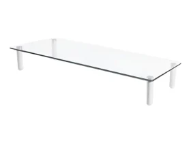 DIGITUS DA-90358 transparentní / Podstavec pod monitor / sklo / do 32" / nosnost 20 kg (DA-90358)
