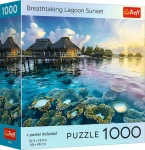 TREFL Puzzle Západ slunce nad lagunou