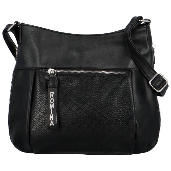 Stylová dámská crossbody Stritia, černá