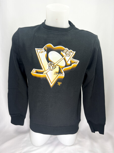 Fanatics Pánská mikina Pittsburgh Penguins Chrome Graphic Crew Sweatshirt Black Velikost: