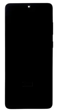 Náhradní LCD displej + dotyková deska + přední kryt pro Samsung Galaxy S20+ (G986/G985) černý (57983120970)