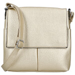 Stylová dámská koženková crossbody kabelka Katia, zlatá