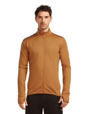 Pánská merino mikina ICEBREAKER Mens 300 RealFleece Descend LS Zip, Trail velikost: S