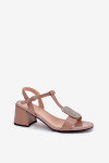Sandály na podpatku model 213184 Step in style 36