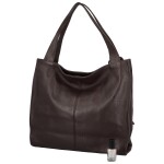 Luxusní kožená kabelka Vera, tmavě hnědá