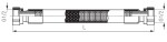 NOVASERVIS - Plynová připojovací hadice 1/2" MM-1,25m WG1250