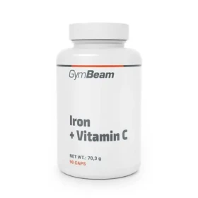 Železo + Vitamín C - GymBeam (90 kaps.) (111049-1-90caps)