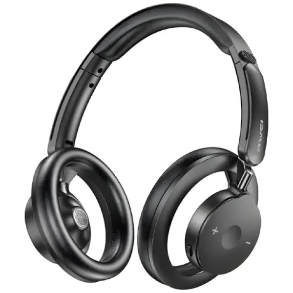 Awei AT33 černá / Sluchátka přes hlavu / Bluetooth 6.0 / otevřená konstrukce / 40mm měnič / výdrž 40 h (AWE000322)