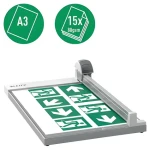 Leitz Office A3 černá / Rotační řezačka papíru / 15 listů / 80 g/m2 (90280000)