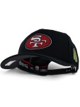 Mitchell & Ness Pánská kšiltovka San Francisco 49ers NFL Black Out Sidepatch Classic Red Stretch-Snap