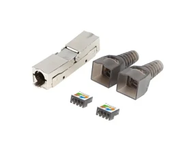 Lanberg RJ45 CAT6A / Konektor / 2 ks / FTP / 8P8C / bez nářadí (PL2SA-6000TL)