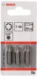 BOSCH 2607001625 / Extra-Hard sada bitů T40 25 mm 3 ks (2607001625)