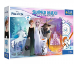Trefl Puzzle Ledové království super maxi 24 dílků - oboustranné - Trefl