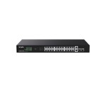 Tenda TEG1128P-24-410W (24xPoE 802.3af/at 10/100/1000Mbps, Uplink 2xRJ45 + 2xSFP) 370W EDF_1049025