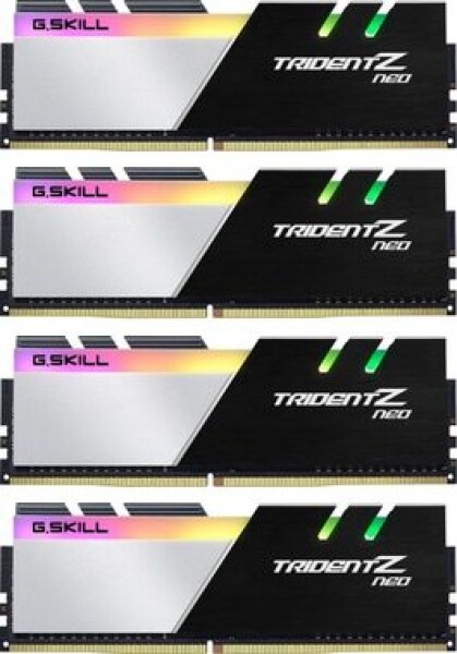 G.Skill Trident Z Neo 64GB (4x16GB) 3600 MHz černá / DDR4 / CL16-16-16-36 / 1.35V / XMP 2.0 / LED podsvícení (F4-3600C16Q-64GTZN)