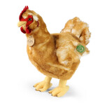 Plyšová slepice stojící 33 cm s vejcem ECO-FRIENDLY