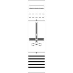 Striebel & John 2CPX054036R9999 FD17 pole counter vestavné Počet modulů (šířka) = 12 Obsah 1 ks