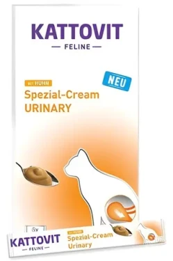 Kattovit Urinary kuřecí 6x15 g / Pochoutka pro kočky / Krém / Veterinární dieta (393-77312)