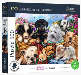 Puzzle UFT Cuteness Overload: Unavení pejsci/500 dílků